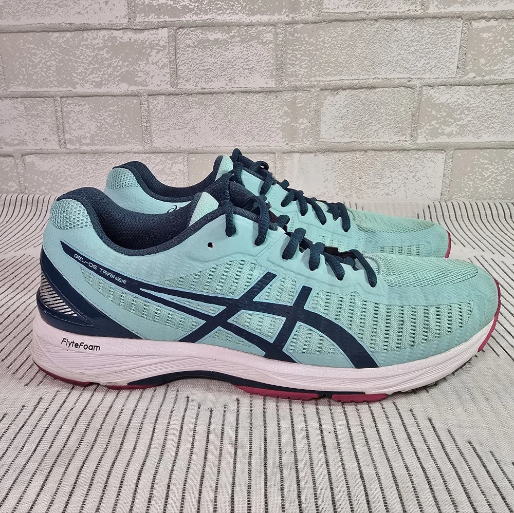 Asics Womens Gel Ds Trainer 23 T868N Blue Running Shoes Sneakers